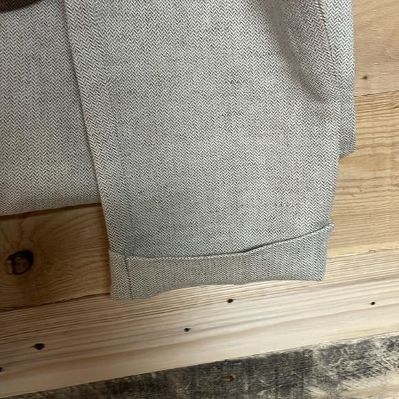 Banana Republic Relaxed Tapered Fit size 29 Regular Cream Chevron Dress Pants - Picture 9 of 13